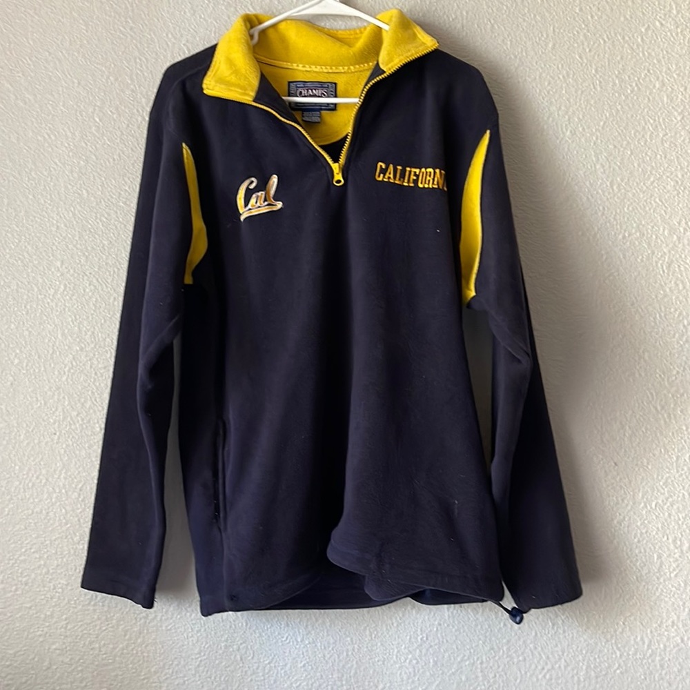 Blue & Yellow CHAMPS turtleneck Mens sweater (M)